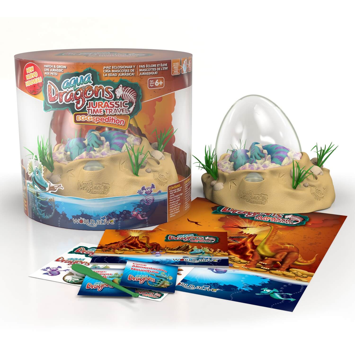 Ενυδρείο Aqua Dragons Jurassic Time Travel Eggspedition